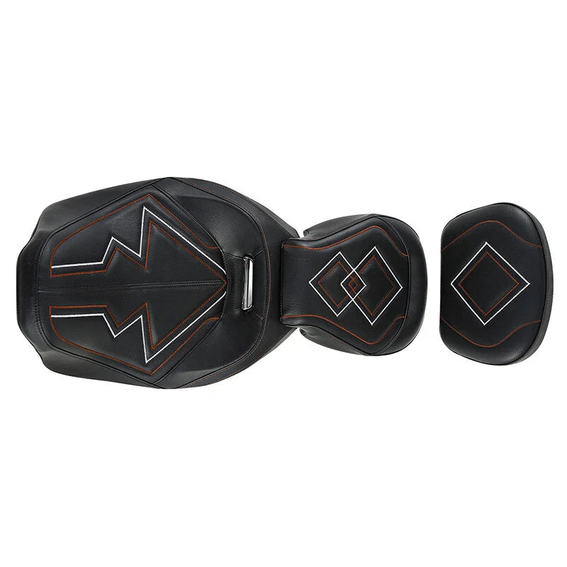 Seat Backrest Pad for Harley Touring Road King (2009 - 2023)