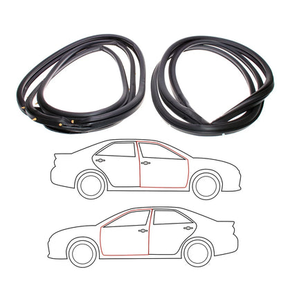 Front Door Weatherstrip Set for Mitsubishi Mirage Lancer (1991–1995)