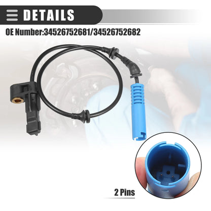 2X ABS Sensor for BMW 320i (No. 34526752681/34526752682)