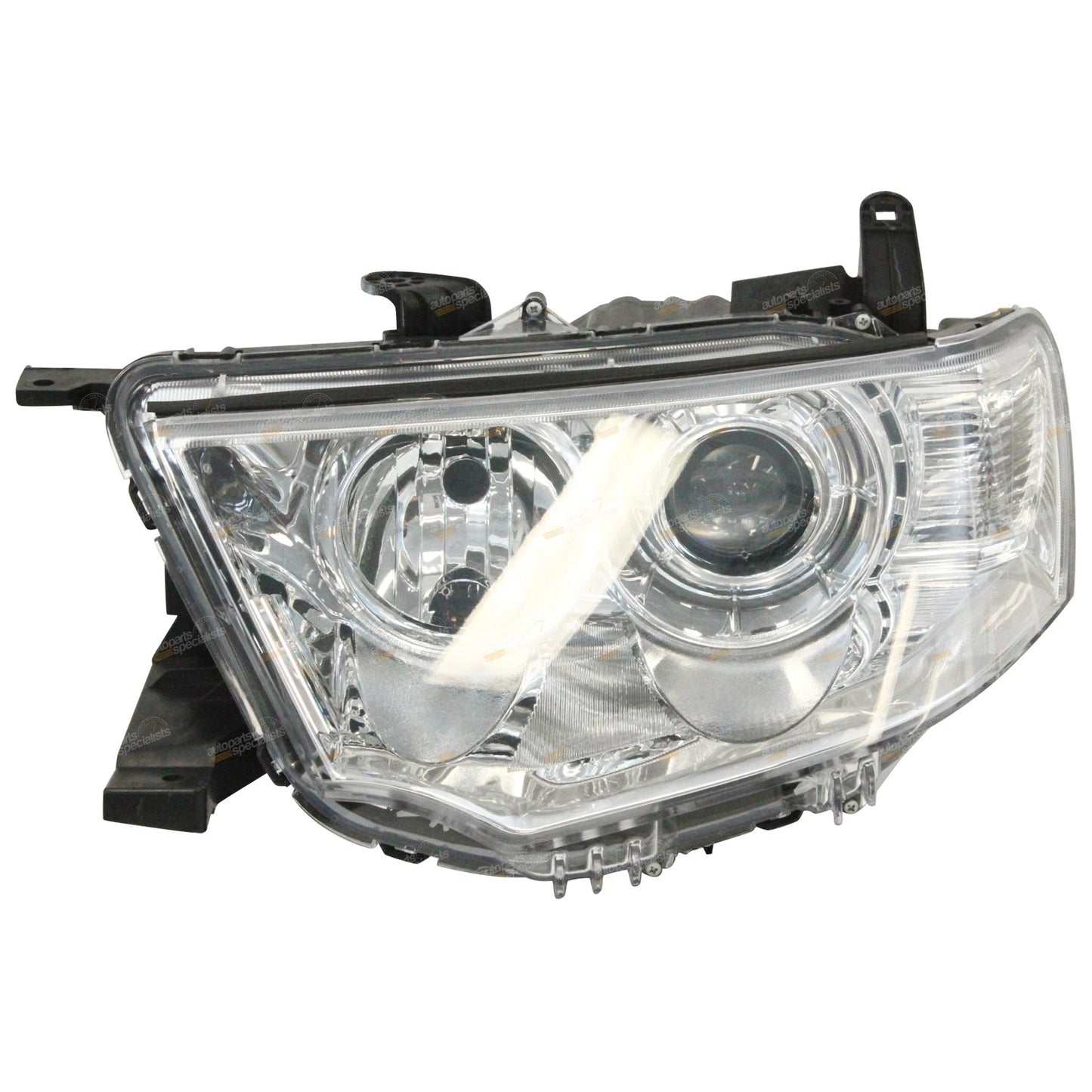 2X Clear Projector Headlights for Mitsubishi Challenger (2009–2013)