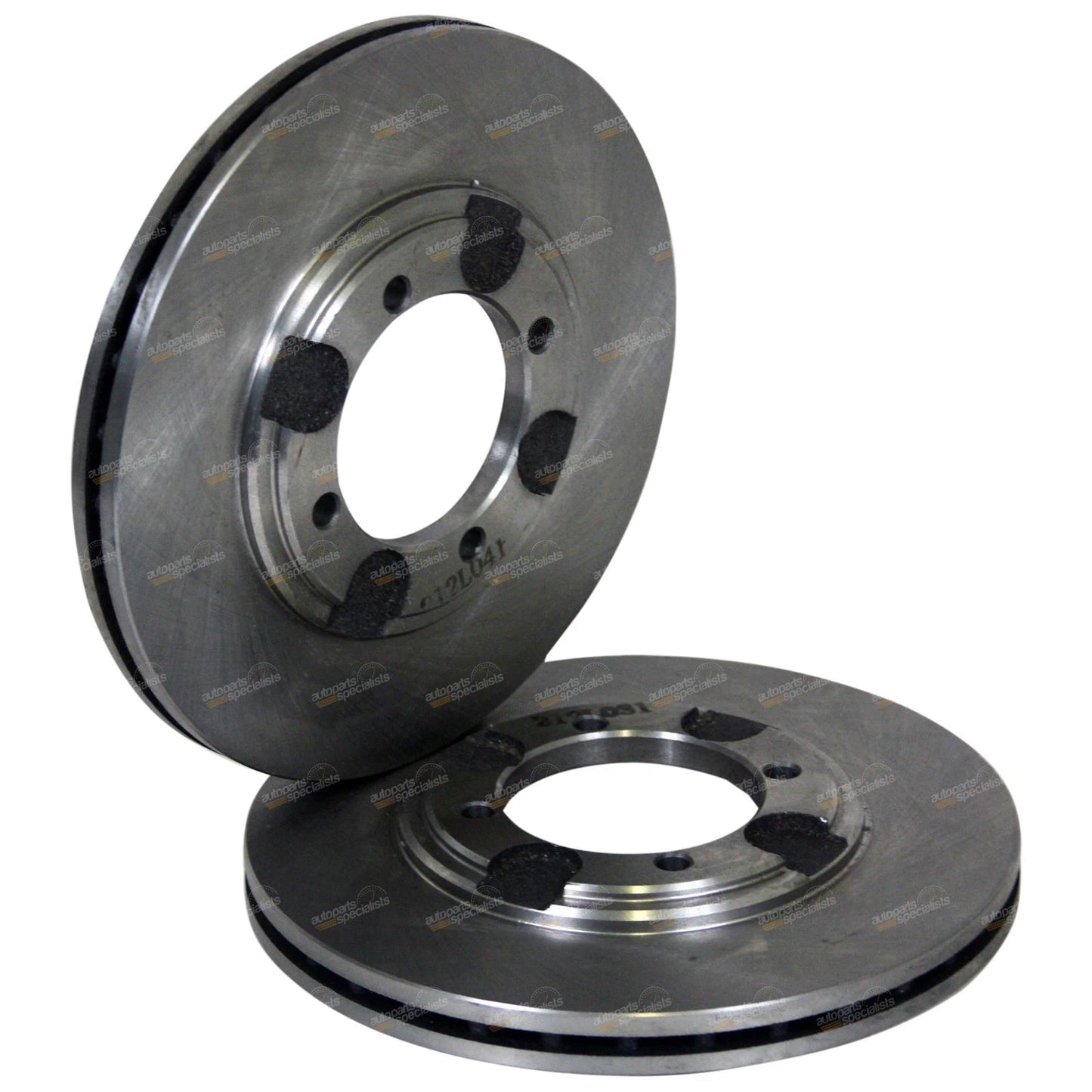 2 Front Disc Brake Rotors for Hyundai Lantra (1991–1998)