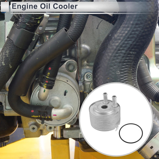 Engine Oil Cooler for Nissan (2000–2006) No. 21305EB300, Set with O-ring Seals