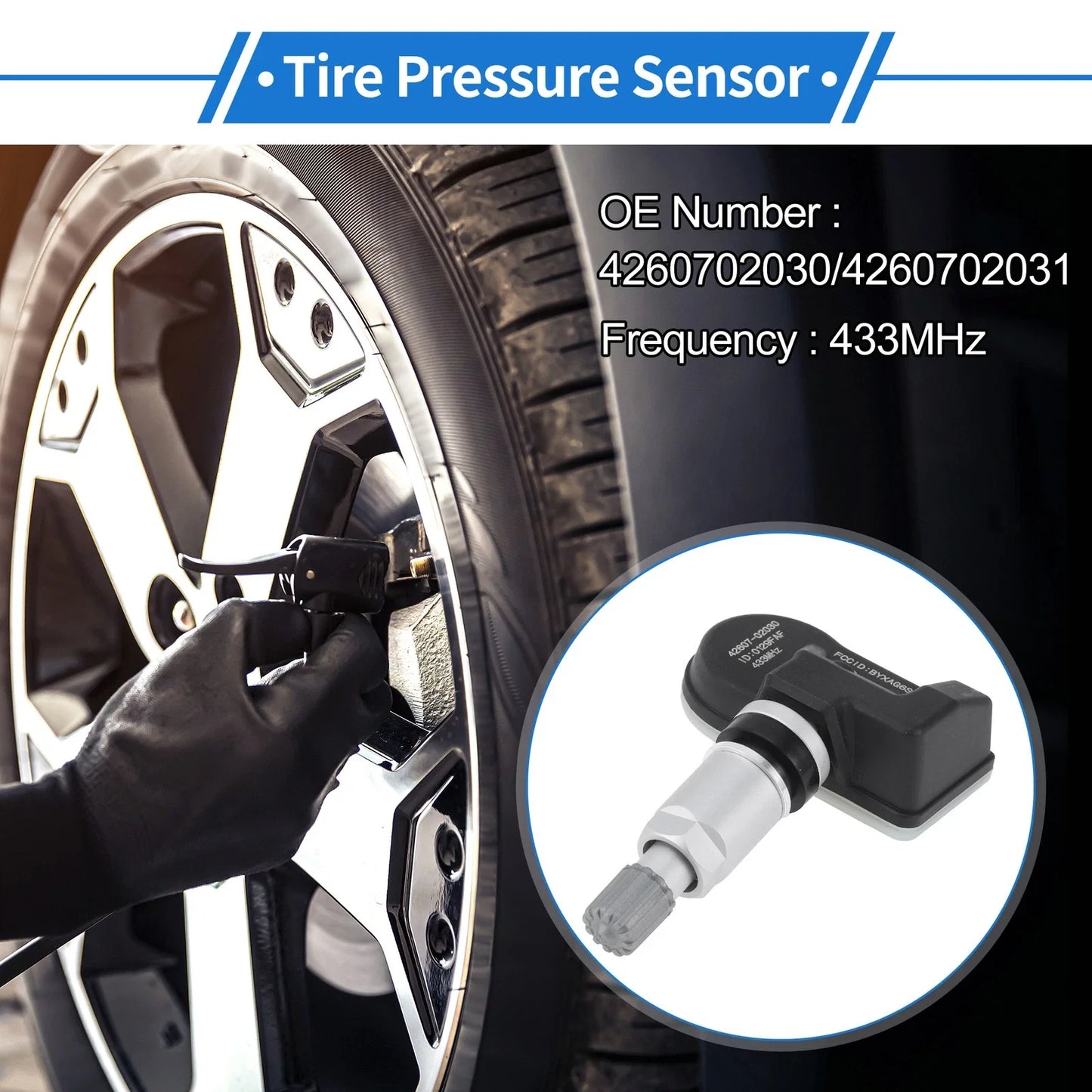 Tire Pressure Monitoring Sensor for Lexus CT200h (2011-2016)