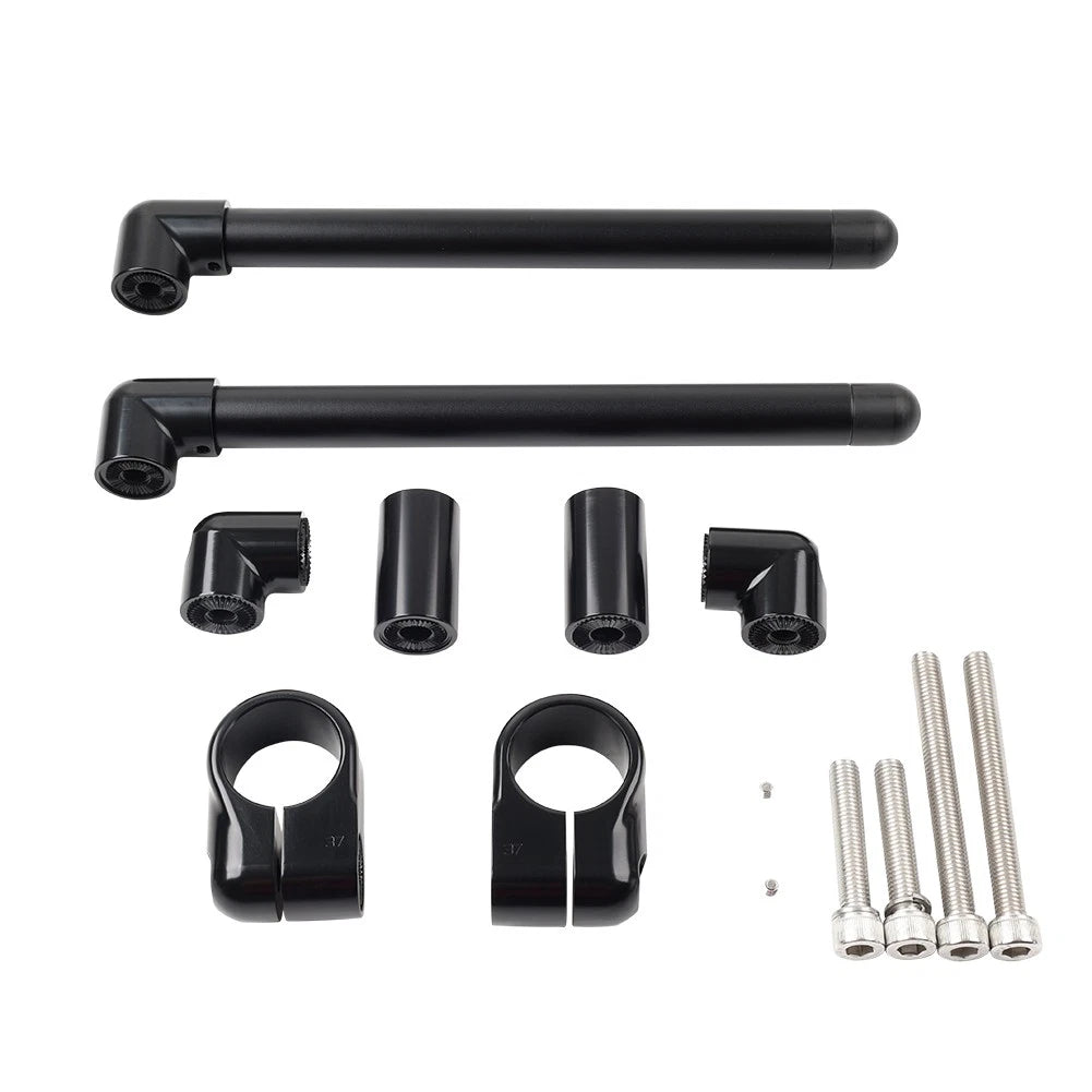 43MM Cafe Racer Clip-On Handlebar for Universal Motorcycle (7/8")