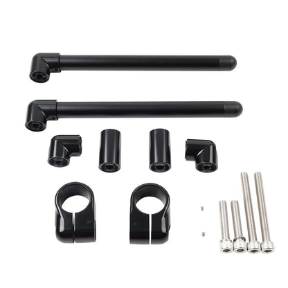 43MM Cafe Racer Clip-On Handlebar for Universal Motorcycle (7/8")