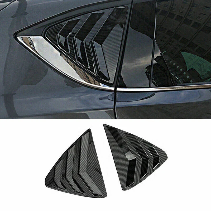ABS Carbon Fiber Side Window Louver Shutter Cover for Mazda CX-5 (2017–2021)