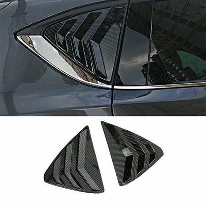 ABS Carbon Fiber Side Window Louver Shutter Cover for Mazda CX-5 (2017–2021)