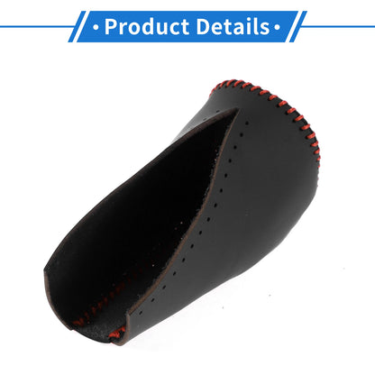 Gear Shift Knob Cover for Toyota RAV4 (2013–2016) Carbon Fiber Black Red