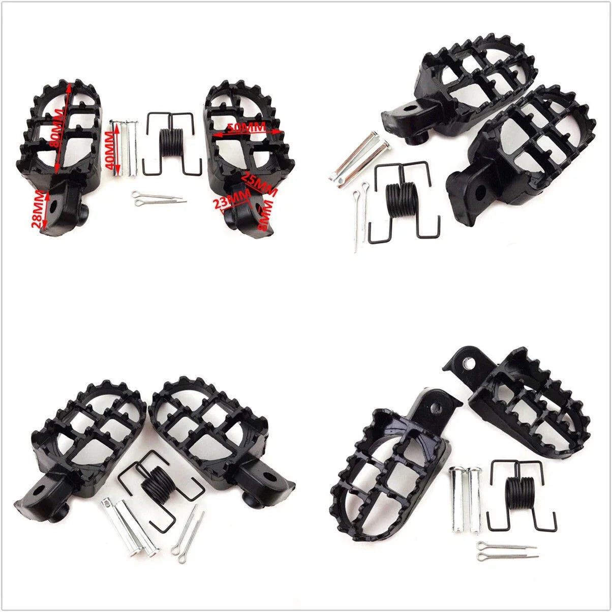 Pedals for Honda CRF 50/70/80/100 XR50 XR70 Folding Brake Kit