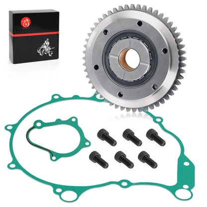 Starter Clutch Gear One-Way Bearing Gasket for Yamaha YFM660R Raptor (2002–2005)