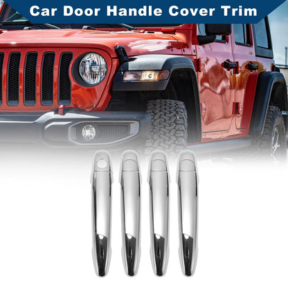 Car Door Handle Cover Trim for Toyota Camry (2007–2011) Silver Tone
