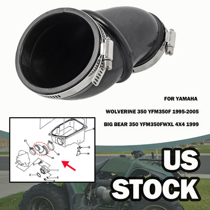 Air Box to Carburetor Intake Boot for Yamaha Big Bear 350 (1999)
