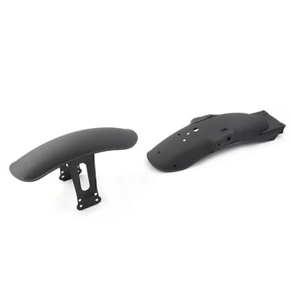 Black Metal Front & Rear Fender Mudguard Cover for Cafe Racer CG125