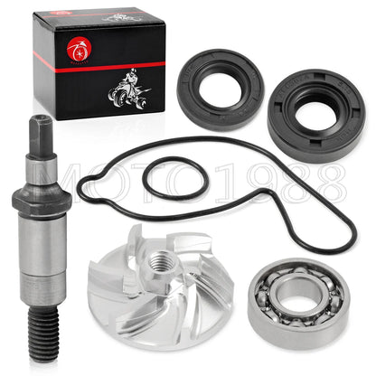 Water Pump Seal Impeller Shaft Bearing Repair Kit for Yamaha YFZ450 (2004–2013)