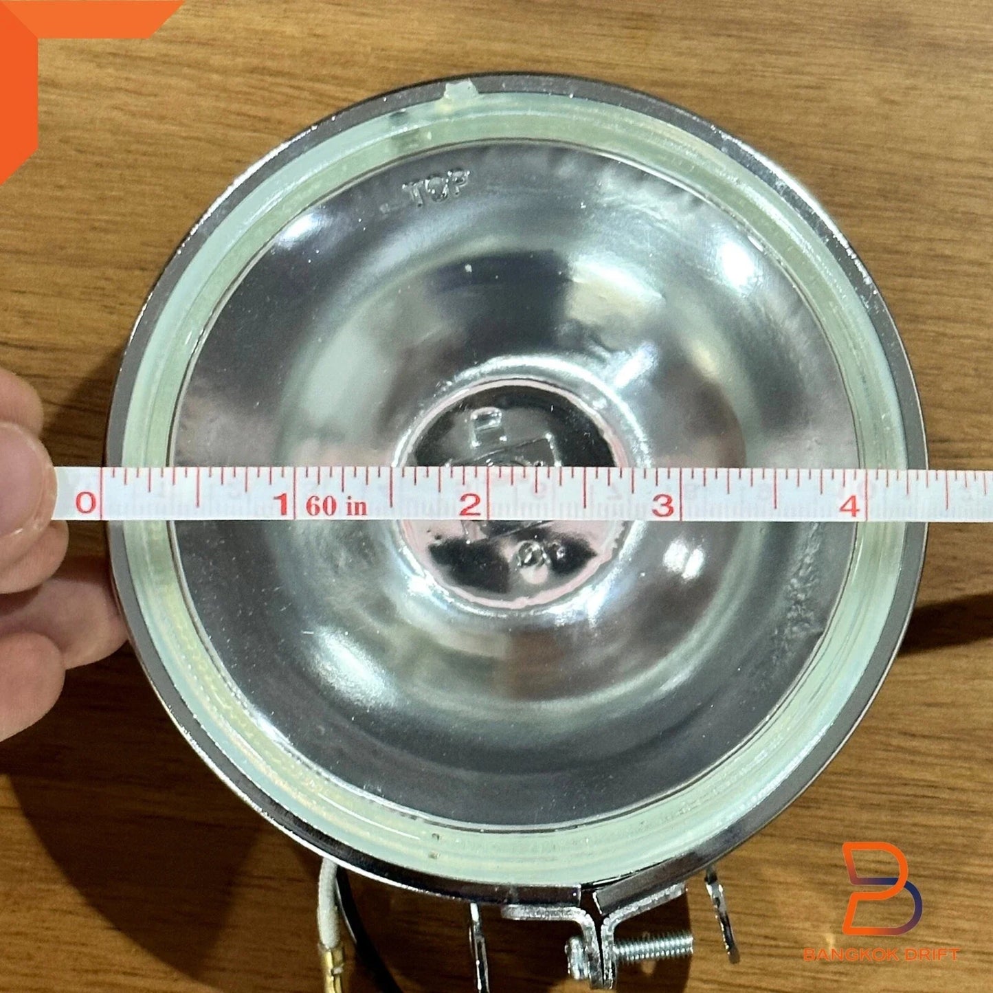 4" Denji Clear Lens Fog Light for Universal Auxiliary Driving Lamp H3 55W