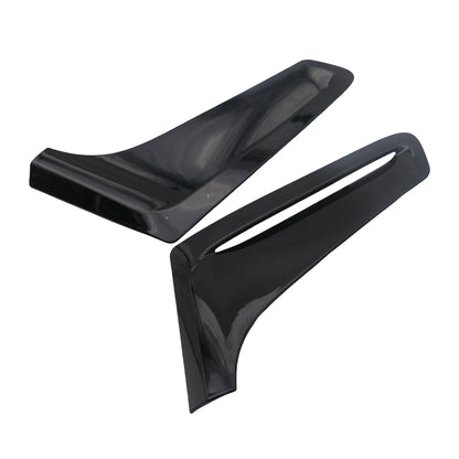 2 x Glossy Black Fender Side Air Duct Molding Trims for BMW 7-Series G12 (2016–2019)
