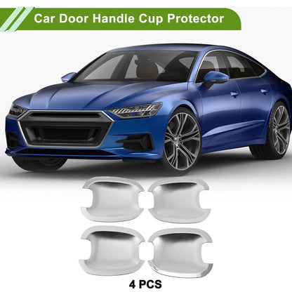 Car Door Handle Cup Protectors for Chevy Malibu & Cruze Chrome Silver Tone 4 x