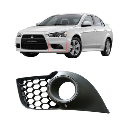 Front Bar Grille with Fog Light Mount for Mitsubishi Lancer CJ (2007–2015)