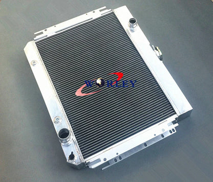 Aluminum Radiator +12" Fan for Chevy Impala, El Camino 1963-1968