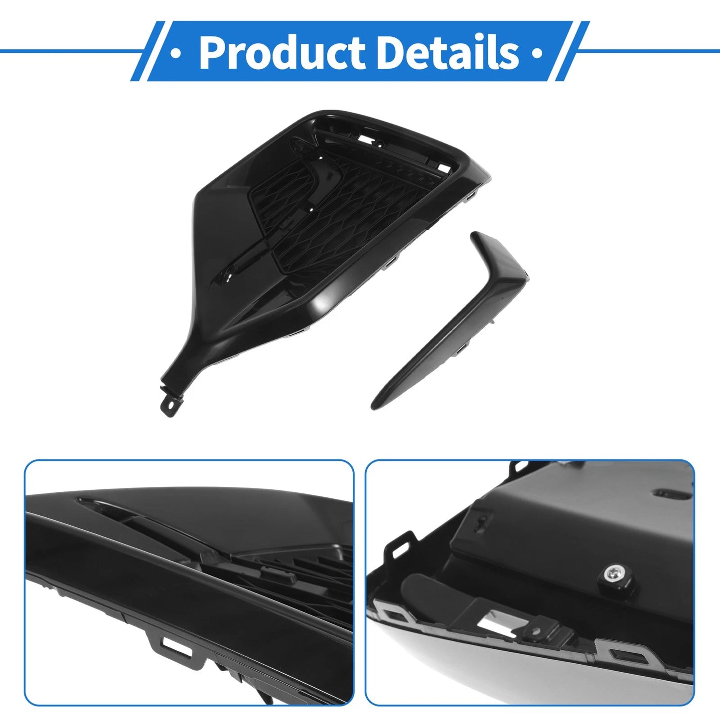 Rear Right Fog Light Grill No. 71513TGGA50 for Honda Civic Hatchback (2020–2021)