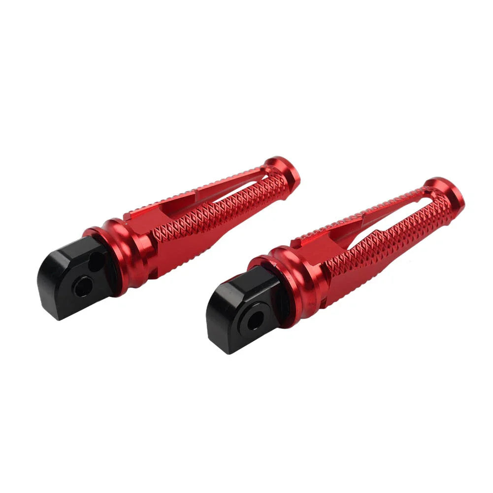 Red Foot Pegs Rear Passenger Footrests for Yamaha YZF R1 R6