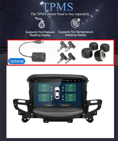 9" Android 14 Stereo Radio GPS Navi for Holden Commodore (2013-2017)
