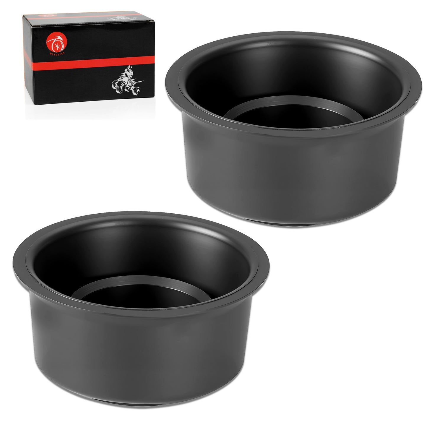 Set of 2 Wheel Caps for Yamaha Big Bear 400 (2007–2012)