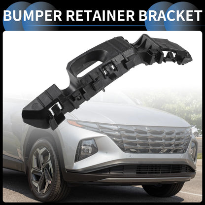 1pc Right Front Bumper Retainer Bracket for Hyundai Tucson (2022–2023) Black ABS