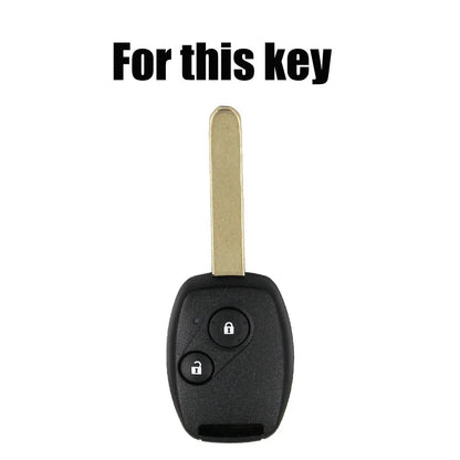 Black Red Silicone Remote Key Shell for Accord (2011–2013)