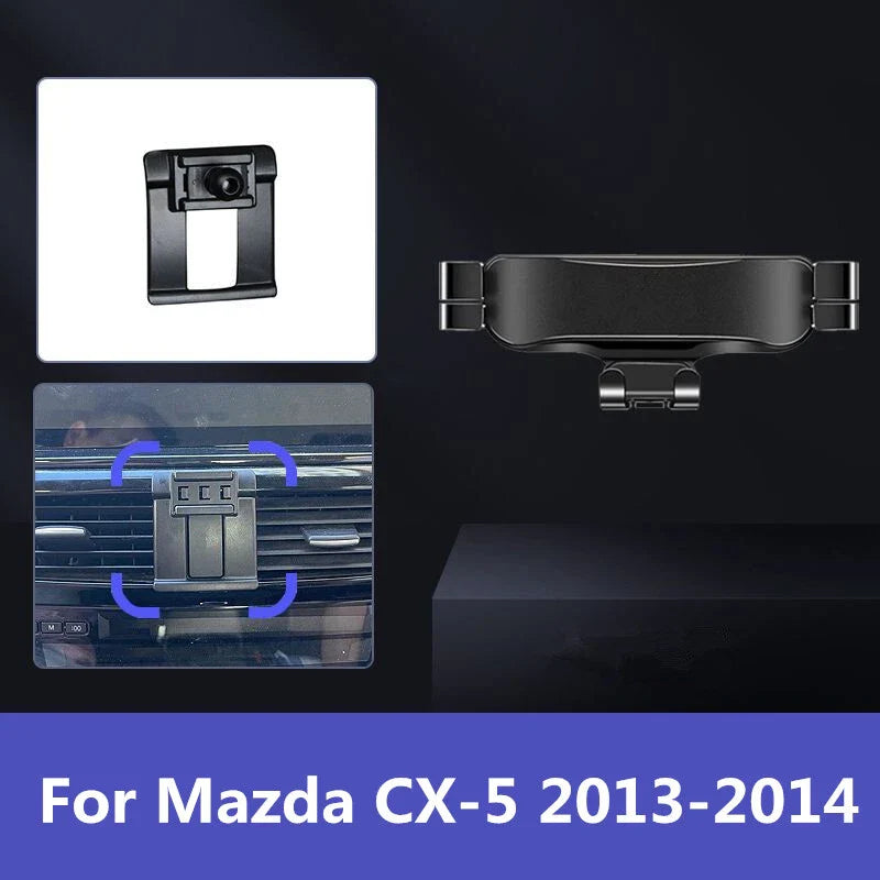 Cell Phone Air Vent Stand Smartphone Mount Clip for Mazda CX-5 (2013–2022)