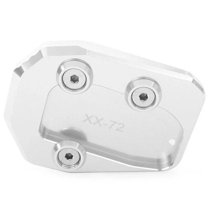 Sidestand Kickstand Silver Extension Pad for Yamaha MT-09 (2013-2016)