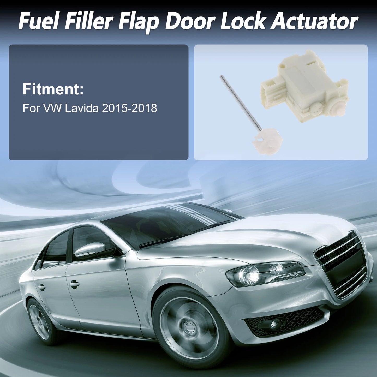 Fuel Filler Flap Door Latch Lock Actuator Motor for VW Lavida (2018–2023)