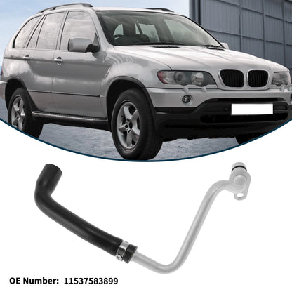 Radiator Hose for BMW X5 (2011–2013) No. 11537583899, Metal, Black