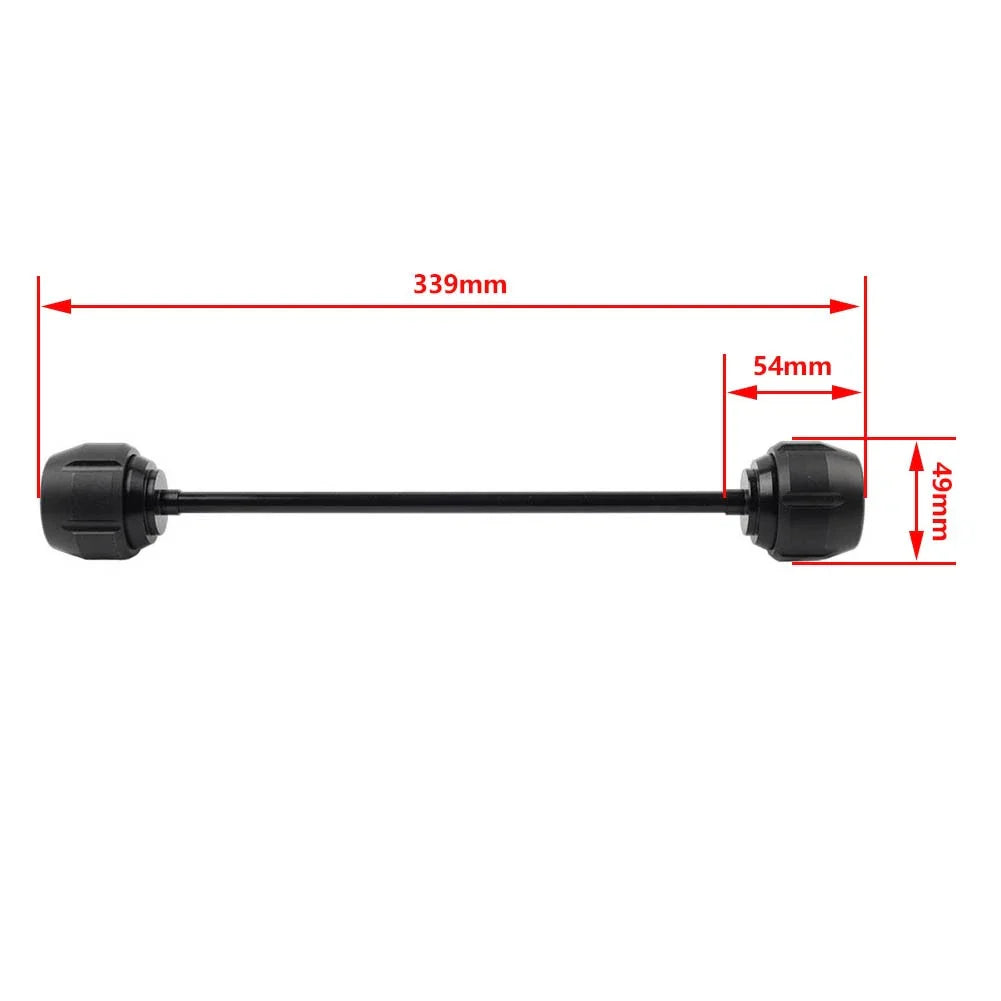 Front Wheel Axle Crash Slider for Kawasaki Z900 (2017-2019) Black