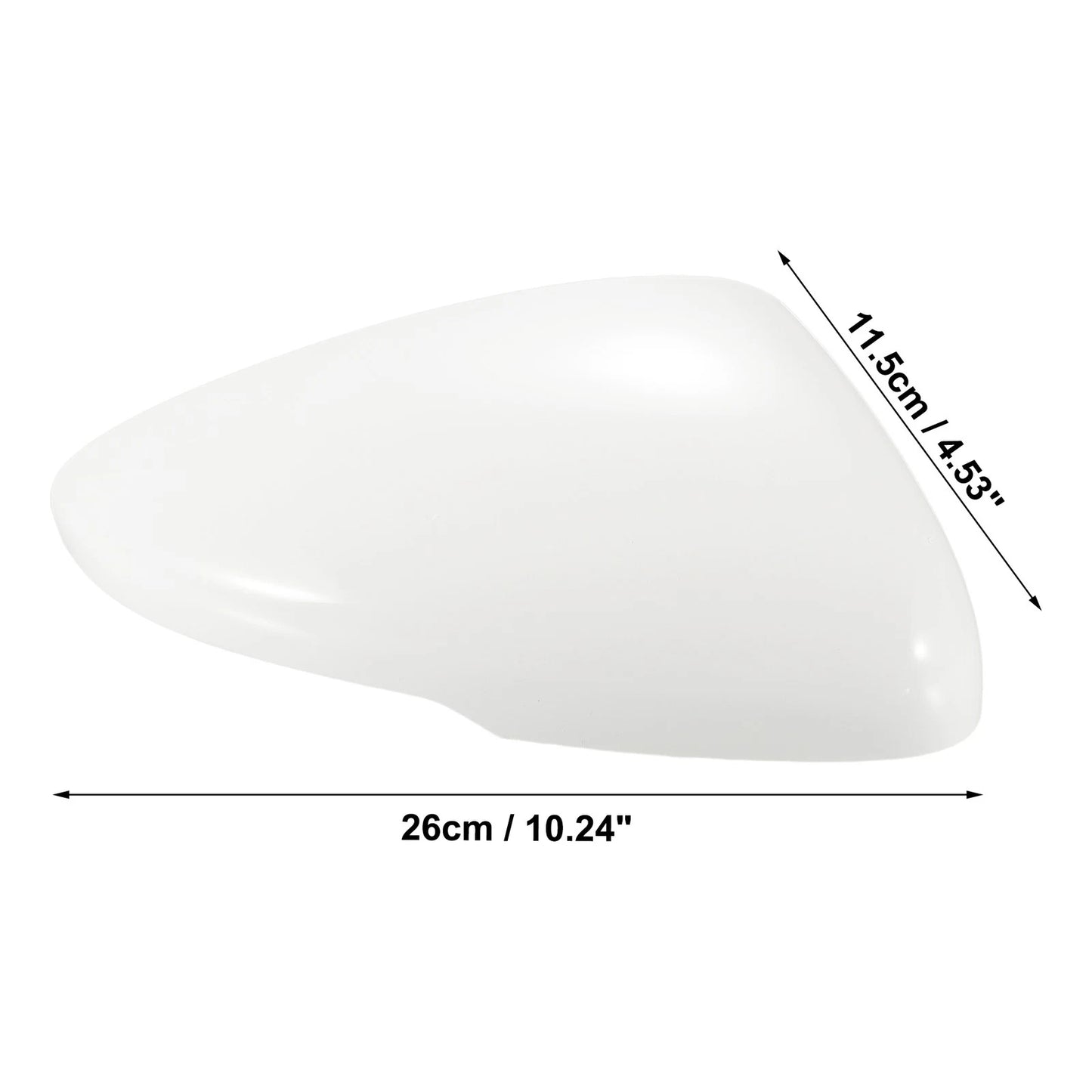 Right Side Door Wing Mirror Cover with Light Hole for Honda