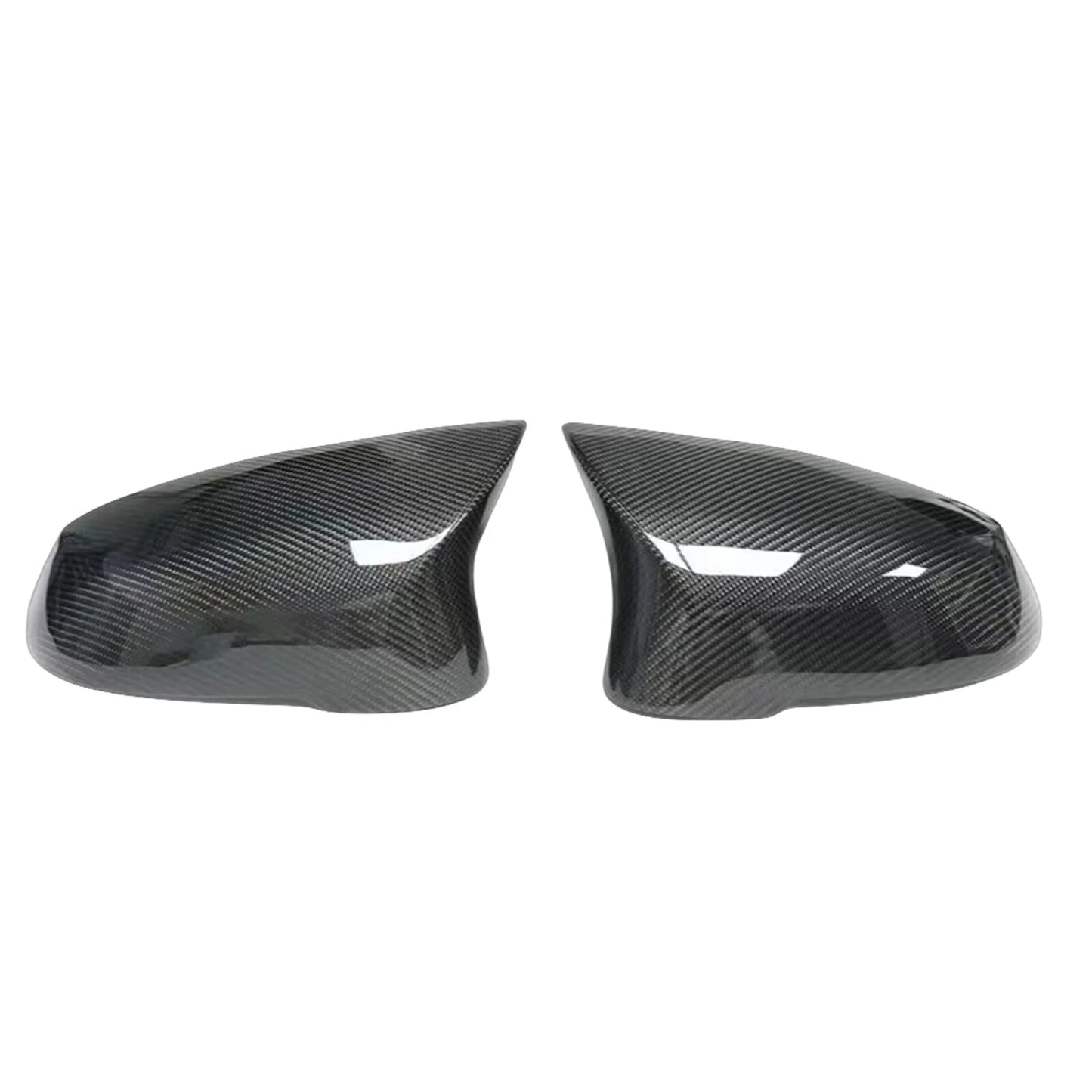 1 Pair Rear View Mirror Cover for BMW X1 U11 U12 (2023-2024) Carbon Fiber