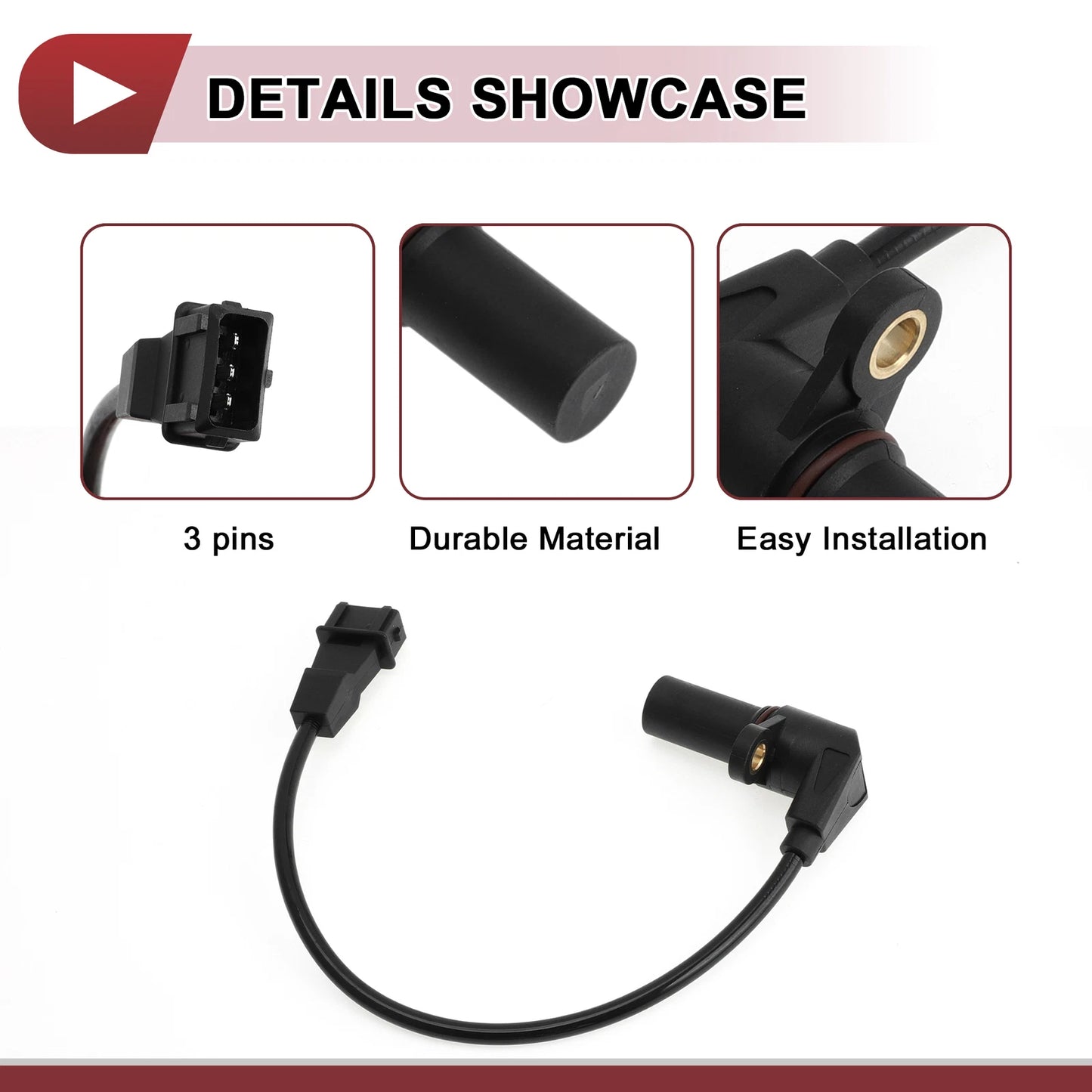 Crankshaft Position Sensor for Chevy Spark M150 (2000–2006) No. 24515930