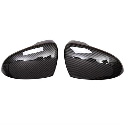2 x Carbon Fiber Side Mirror Cover Trim for Hyundai Tucson (2016–2021)