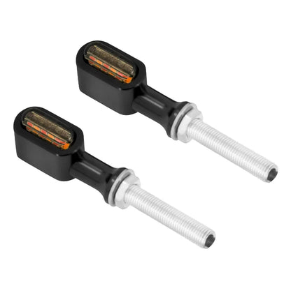 Rear Mini LED E Mark Turn Signal Lights for Harley Softail Touring Sportster