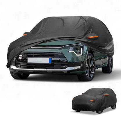 Car Cover Waterproof All Weather for Kia Niro (2016–2023) Black Aluminum Film