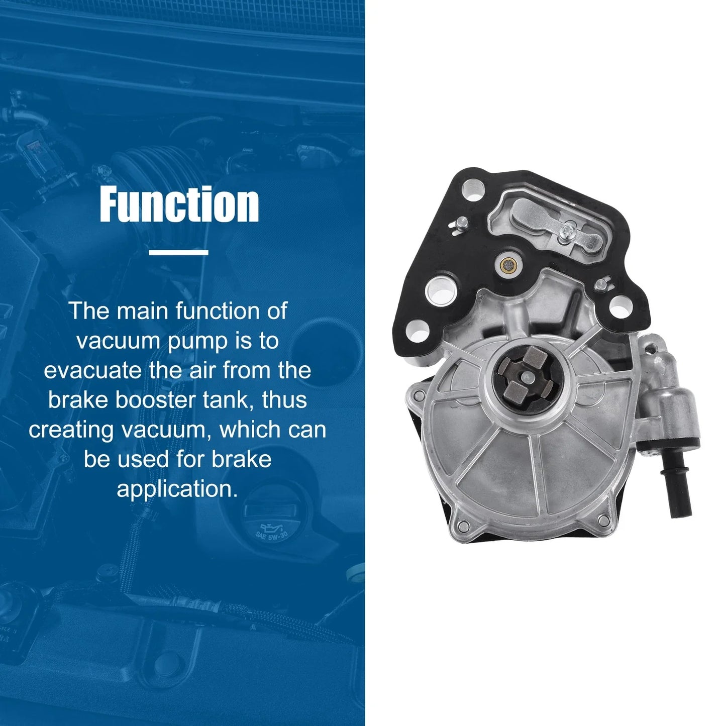 Brake Vacuum Pump for Chevy Cruze Malibu Equinox 1.5L (2015-2018)