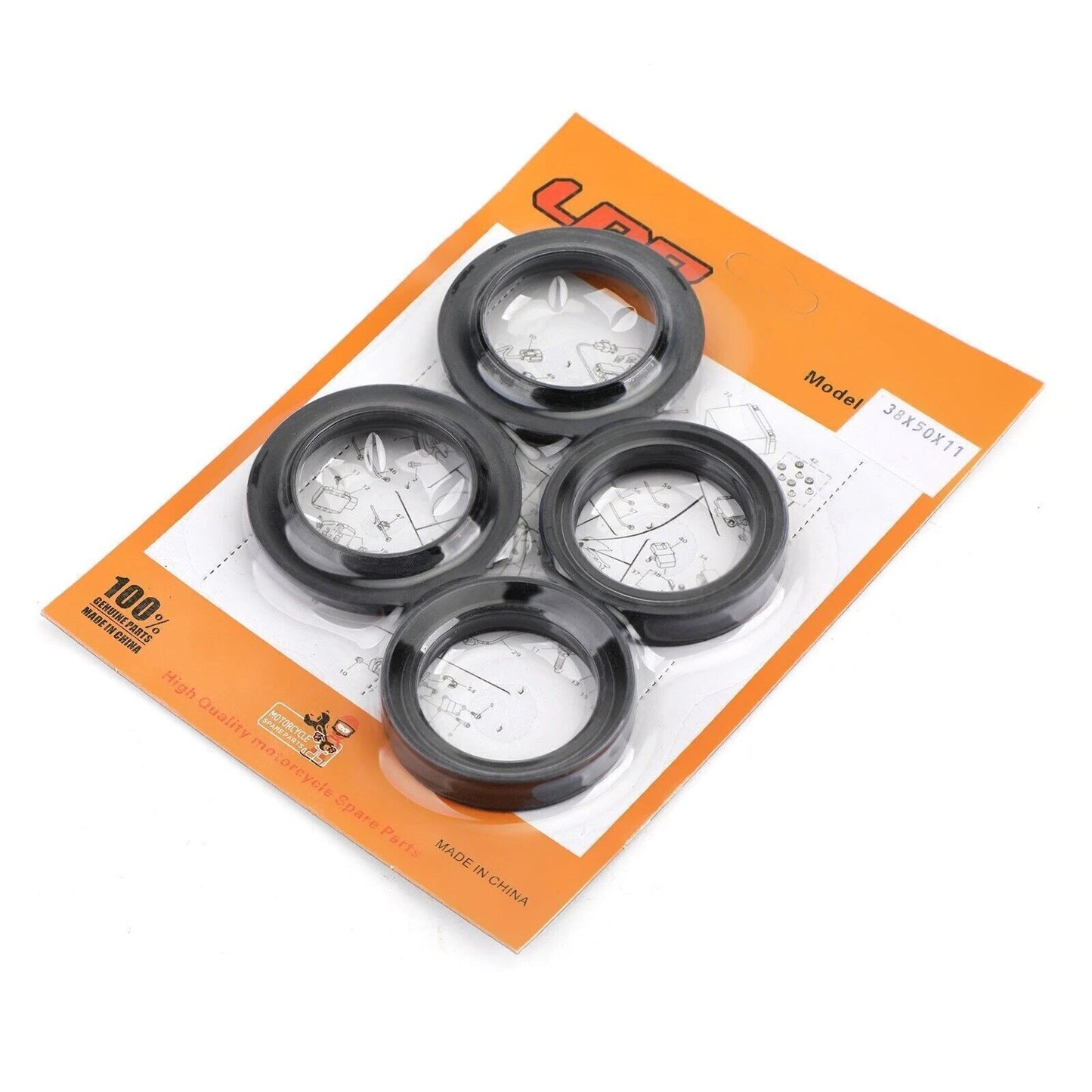 Fork Seals + Dust Covers for Honda CR125R (1981–1983) XR250R (1984–1985)