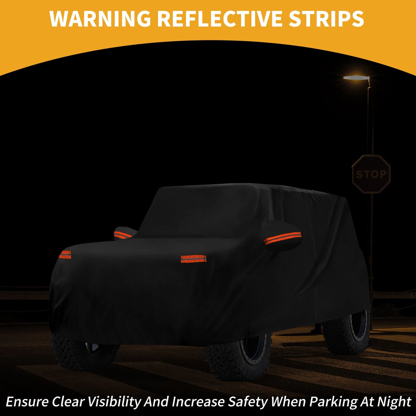 Car Cover Waterproof All Weather for Ford Bronco Sport (2021–2023) 190T-PU