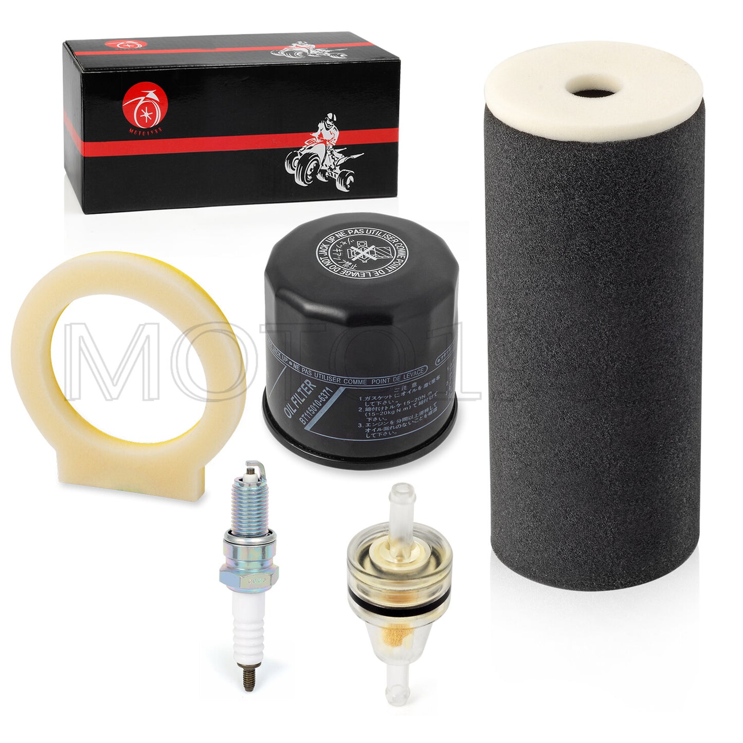 Air Filter Foam & Oil Filter for Yamaha Grizzly 660 (2002–2008)