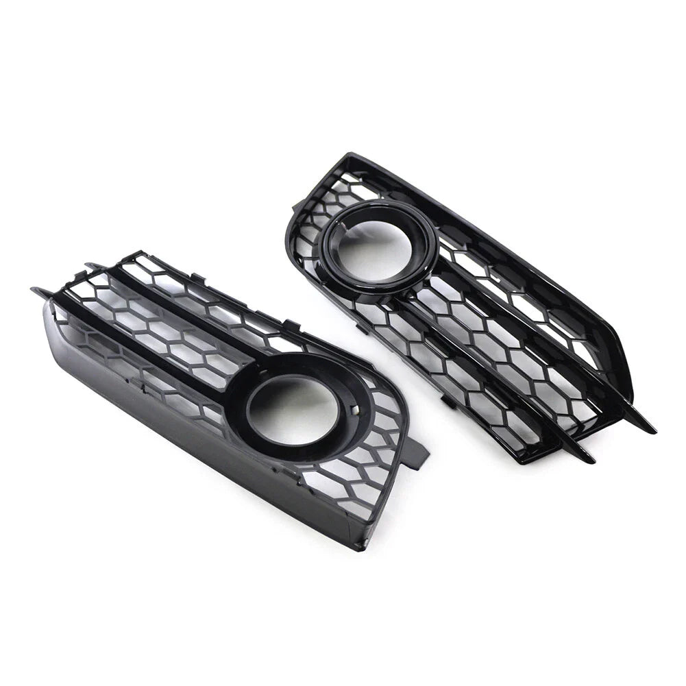 Fog Lamp Grill Cover for Audi A1 2010-2014 ( Gloss Black)