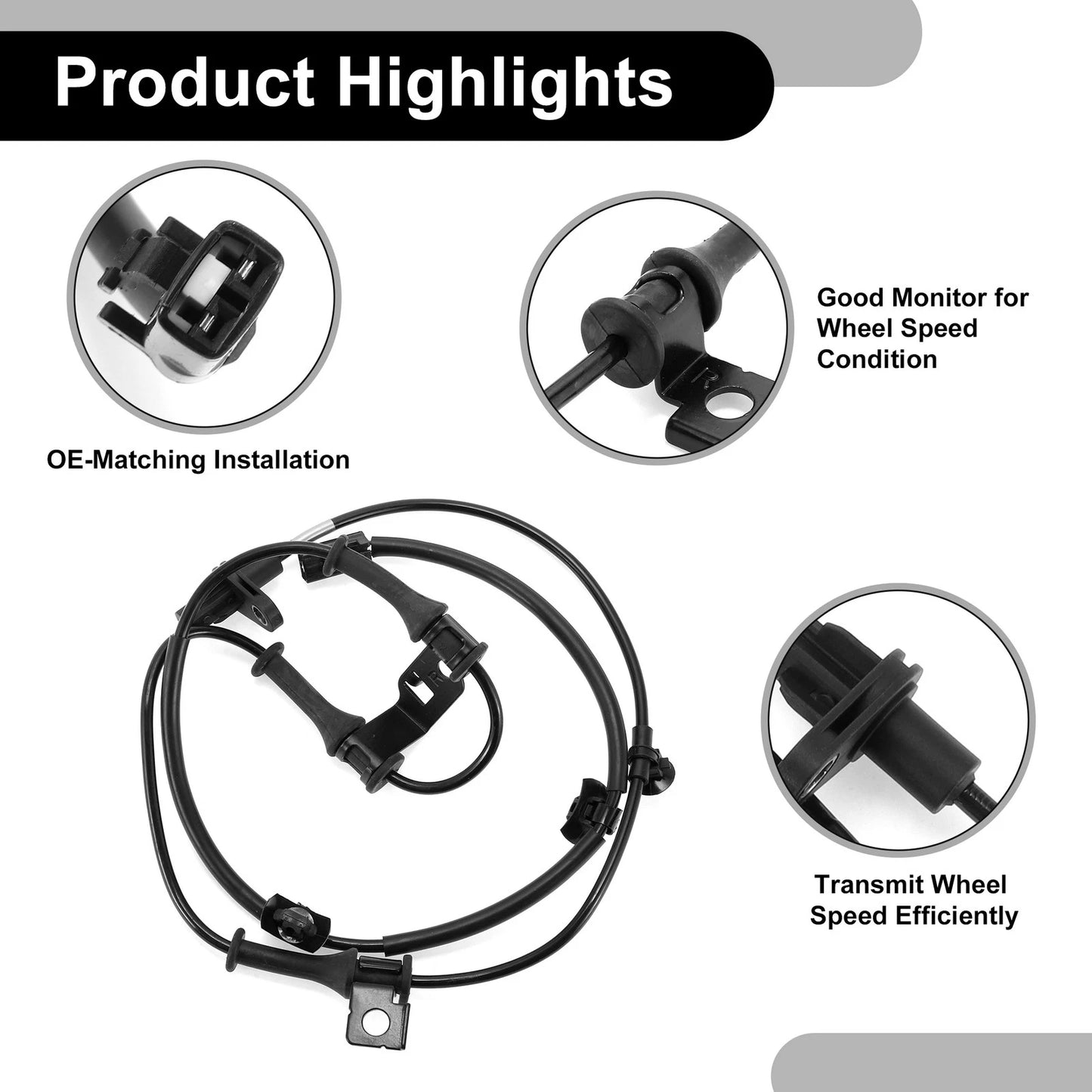 ABS Wheel Speed Sensor for Hyundai Elantra (2011–2016) No. 59830-3X310