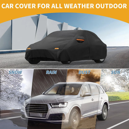 Waterproof All Weather Car Cover for Hyundai Ioniq 5 Black 190T-PU (2021-2023)