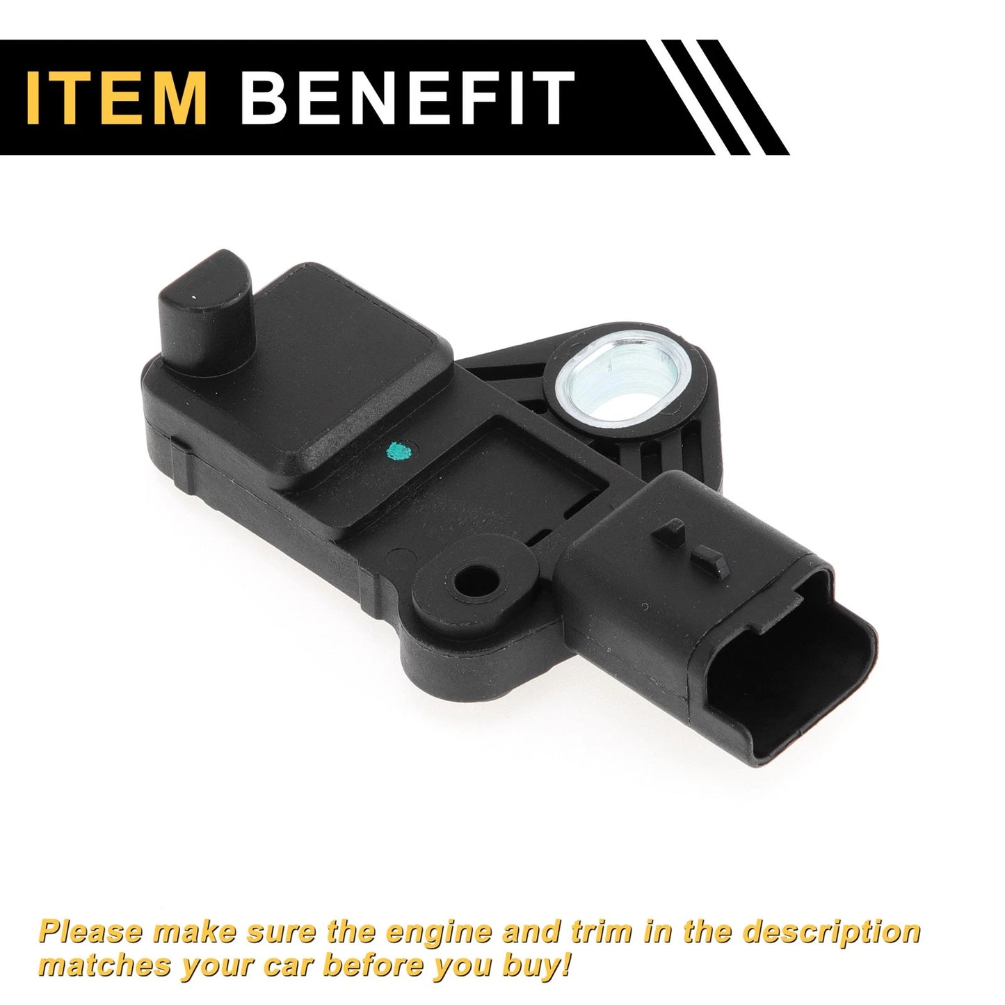 1 Pc Crankshaft Position Sensor for Peugeot 407 2.0 HDi (2004-2011)