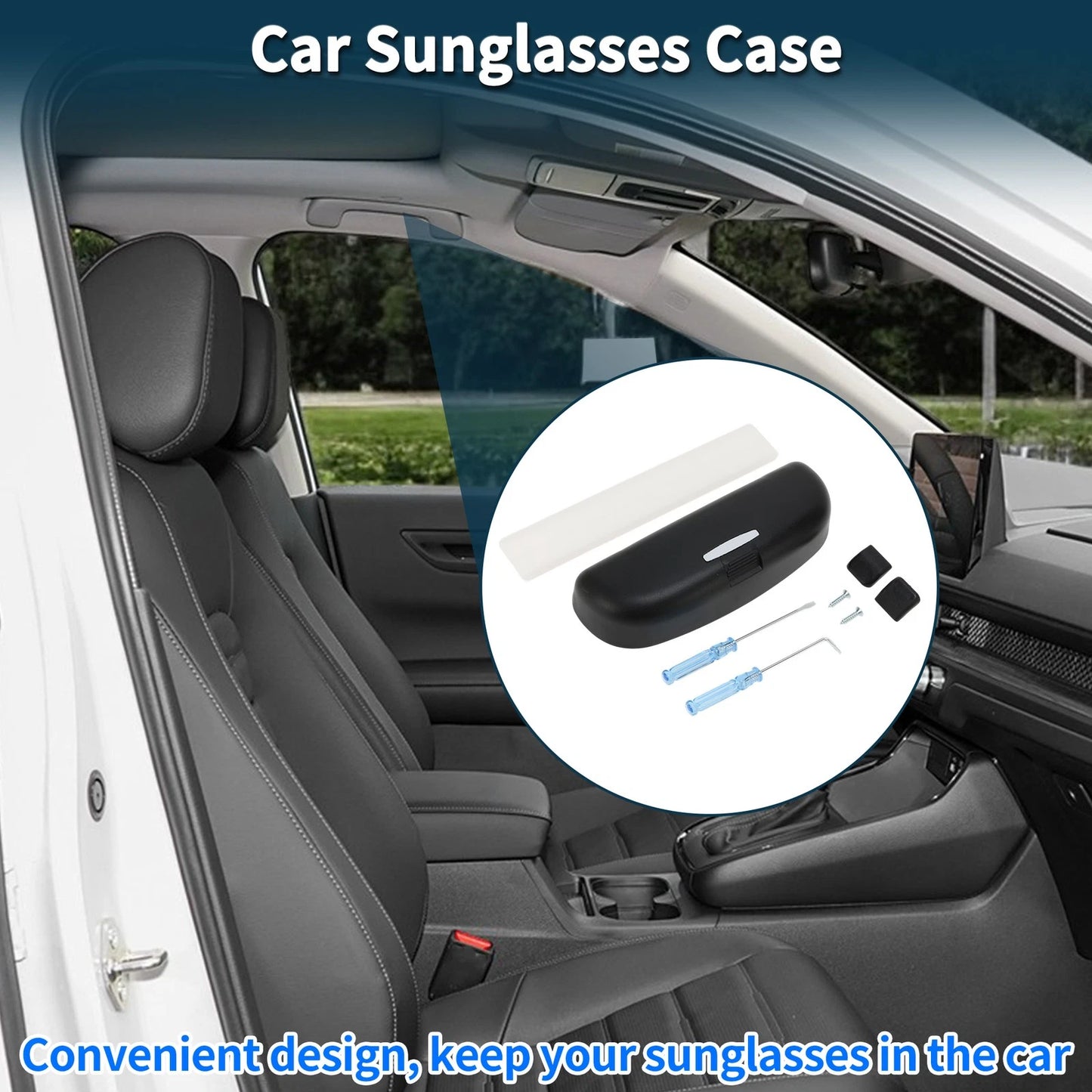 Sunglasses Case for Ford Focus MK4 ST (2018–2025) Eyeglasses Holder