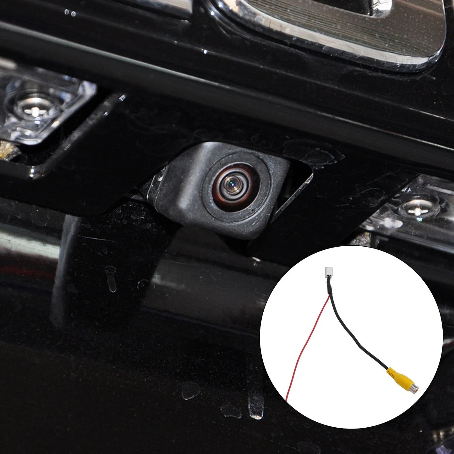 4-Pin Male Car Radio Plug Adapter for Reverse Camera